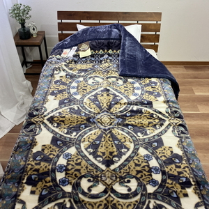 カシミヤ・ウール混わた入り マイヤー毛布 シングル 1枚 N-CAK-161