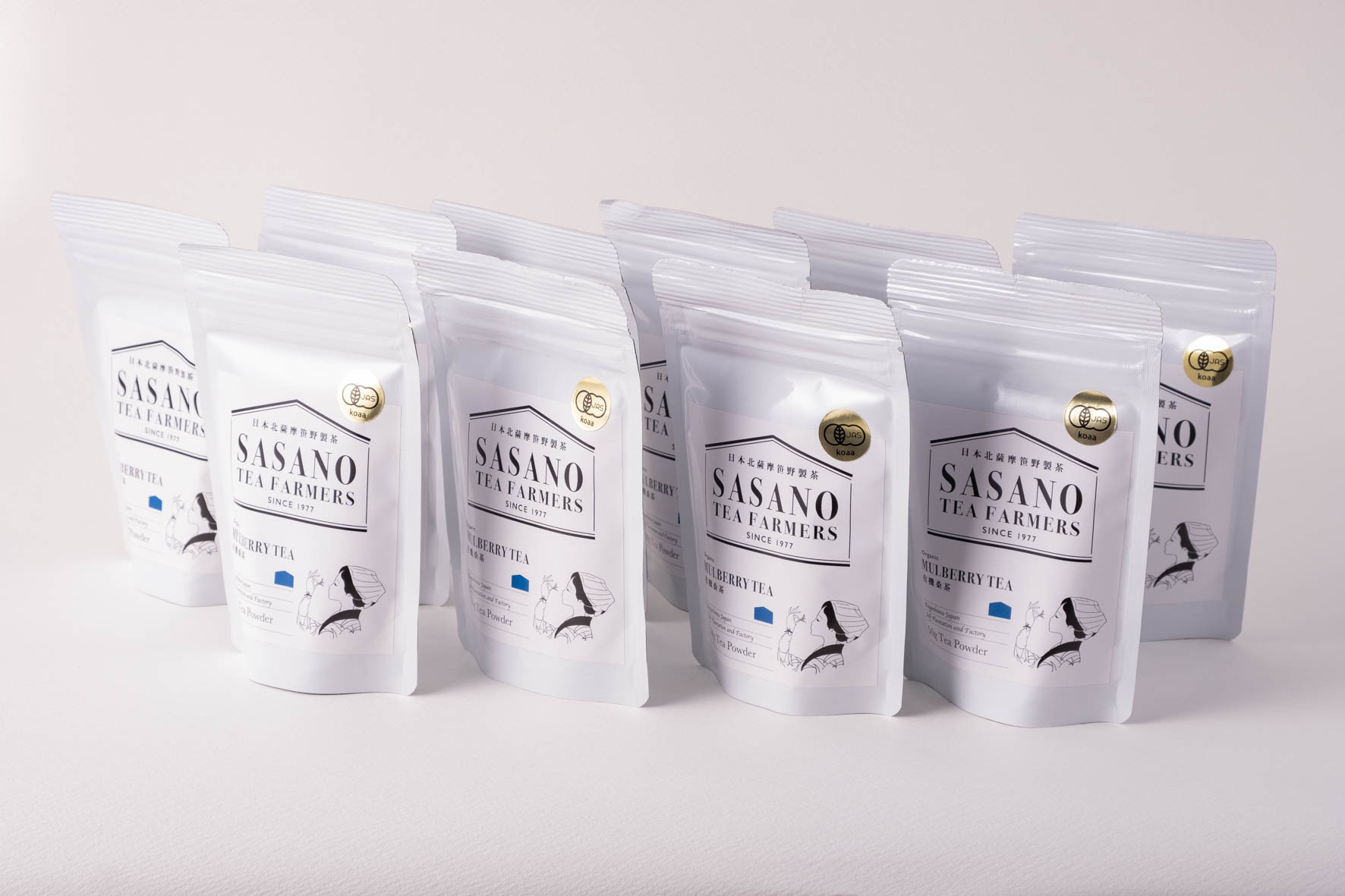 CSR-304 有機桑茶粉末10個セット 茶寮ささの 笹野製茶