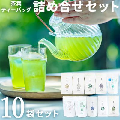 ふるさと納税 新富町 宮崎日本茶専門店 日本茶詰め合せ10本セット