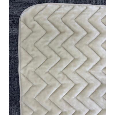 ふるさと納税 泉大津市 プレミアム温泉毛布、吸湿発熱機能で体の芯から暖かい。KW31584ゴムレス敷パッド シングルベージュ |  | 01