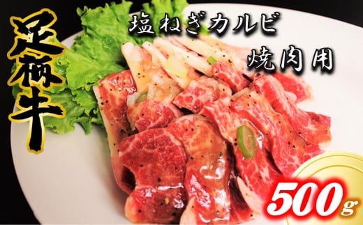 
かながわブランド【足柄牛】塩ねぎカルビ焼肉用500g
