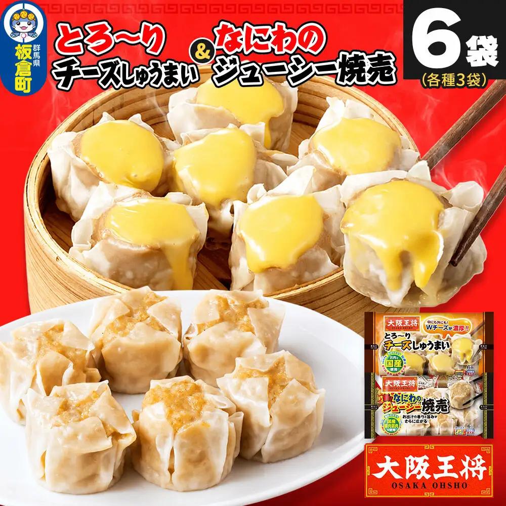 大阪王将 焼売堪能セット 6個入り 2種 6袋セット（なにわ×3袋・チーズ×3袋）