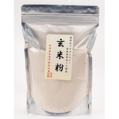 ふるさと納税 糸魚川市 玄米粉　400g×3袋