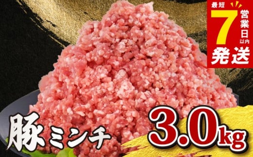 ＼最短7営業日以内発送／ 美味北総豚 挽き肉 3kg（500g×6P）/ 豚肉 ぶたにく ミンチ みんち ひき肉 ひきにく 挽肉 挽き肉 ハンバーグ はんばーぐ / 千葉県旭市 / 旭食肉協同組合 [ask015]