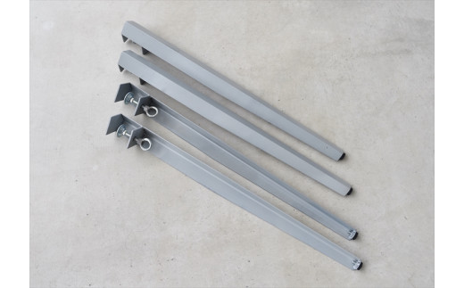 アイアンテーブルレッグ W standard グレー Lサイズ 高さ700mm 鉄製脚4本セット 丹波市 兵庫県