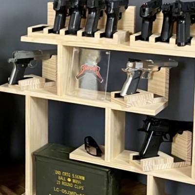 ふるさと納税 横手市 WOOD WORKS 日本製 ガンスタンド 1丁掛 3個セット【本体カラー:ナチュラル】 |  | 02