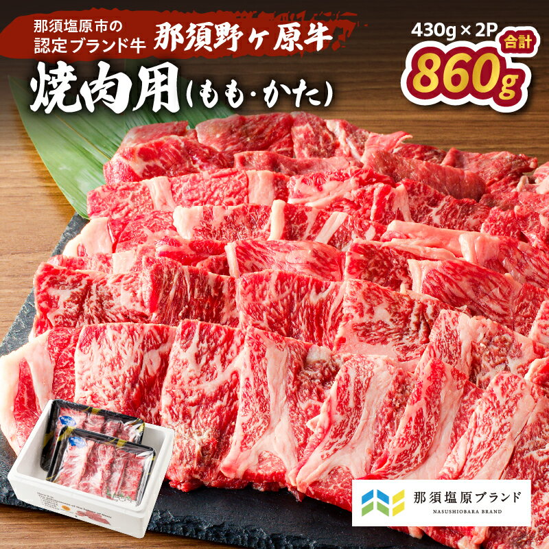 【ふるさと納税】 那須野ヶ原牛 焼肉用 430g×2パック 栃木県 那須塩原市 JAS認定農場 食品 国産 牛肉 ブランド牛 肉 肉料理 牛もも 牛かた 焼肉 BBQ バーベキュー お取り寄せ グルメ 送料無料