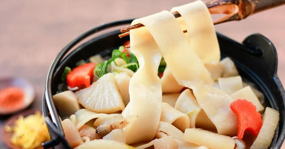 上州地粉麺セット　うどん　おきりこみ　そば