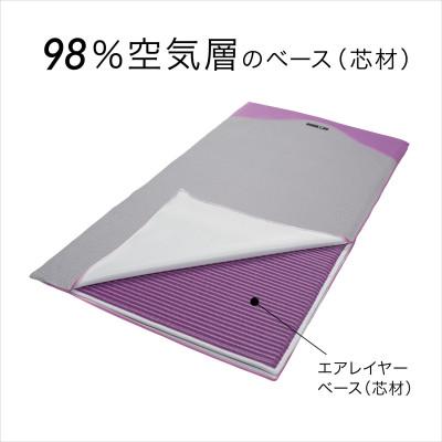 ふるさと納税 近江八幡市 【nishikawa/西川】エアーレイヤー98レイヤーシート/ベーシック/Dサイズ/ラベンダー |  | 01