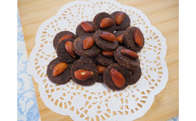 【低糖質】 手作りアーモンドココアクッキー クッキー スイーツ デザート お菓子 焼菓子 アーモンド ココア