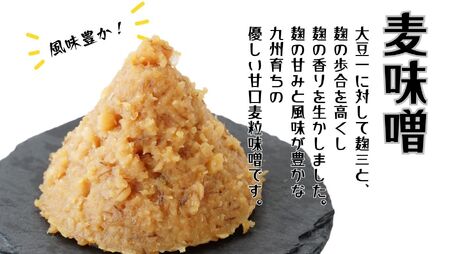 (スピード発送)昭和の町麦味噌4kg|豊後高田市 味噌
