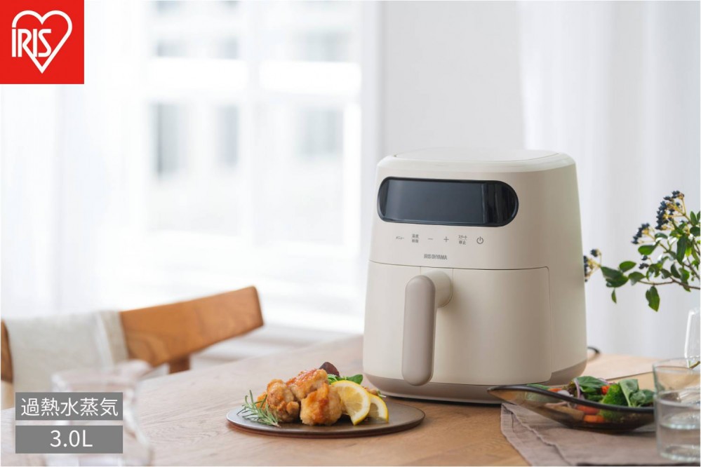 
                  過熱水蒸気エア フライヤー FV-M30A-Ｃ アイボリー
                