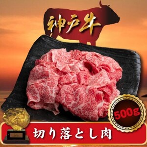 訳あり 神戸牛 切り落とし肉　500g SOS1【配送不可地域：離島】【1517912】