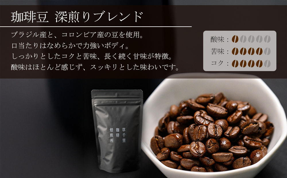 珈琲ギフトBOX(深煎り・浅煎り・店主オススメ豆・各1袋) 珈琲豆の3種類詰め合わせ 草千里珈琲焙煎所 ミディアムボディ 深煎り 浅煎り コーヒー 珈琲 コーヒー豆 詰め合わせ カフェ 阿蘇山 お試し