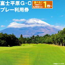 【ふるさと納税】富士平原G・C プレー利用券 | 4000円分～ 選べる 利用券 チケット 1枚 4000円 1枚～ 10枚 20枚 ゴルフ ゴルフ場 上級者 ビギナー 平坦 コース ゴルフプレー券 ゴルフ利用券 富士山 富士 景観 券 富士平原ゴルフクラブ 富士平原 静岡県 小山町 送料無料