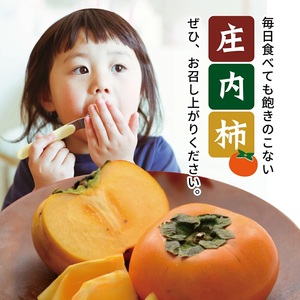 SZ0326　庄内柿　約4kg(22～32玉入)