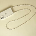 【ふるさと納税】[Cherieオリジナルスマートフォンショルダー] smartphone shoulder - shine - / silver 14000円