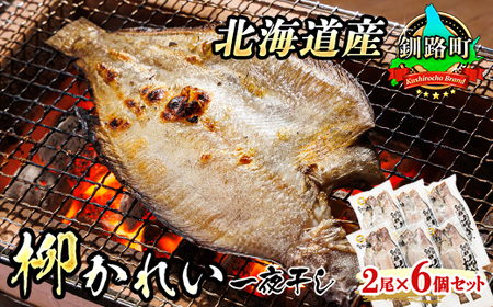 柳かれい 一夜干し 2枚×6個セット | 北海道産 柳かれいを 一夜干しに！ おつまみ 焼魚 焼き魚 定食 魚 干物 セット ひもの 冷凍 人気の 訳あり！【配送不可地域：離島】【1385014】