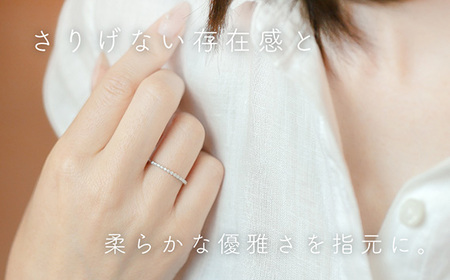 ダイヤ 指輪 pt900 ダイヤモンド ハーフエタニティ リング 0.08ct 鑑別書 保証書 ケース 付 ジュエリー アクセサリー 宝石 プラチナ ギフト プレゼント 贈り物 記念日 お祝い 誕生日