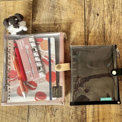 ふるさと納税 岡崎市 表紙がポーチになったカラードバインダーL　推し活に最高【SPEECHBALLOON】MOMOピンク |  | 01