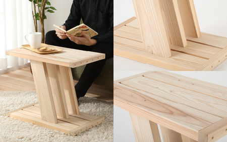 京若狭 杉を使ったDIYキット ローテーブル【組み立て説明書付】