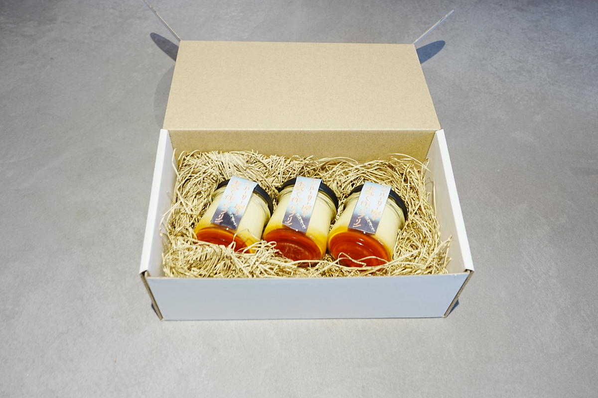 ハンバーガー屋が本気で作ったプリン カスタード 3個セット