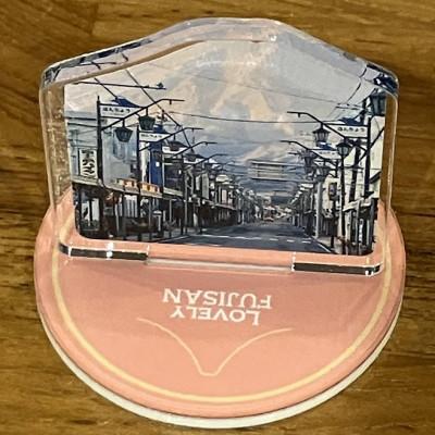 ふるさと納税 山梨県 課題解決型地域活性化富士山オリジナルアイテム アクリルスタンド 5個セット