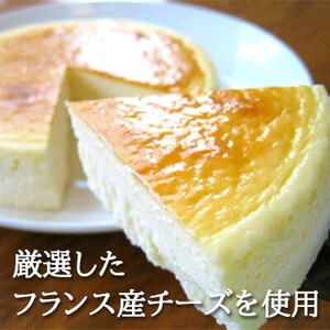 スプーンで食べる『チロルのクリームチーズケーキ5号』と『極・塩ハンバーグ 前沢牛100%2個』【配送不可地域：離島・沖縄県】【1630523】