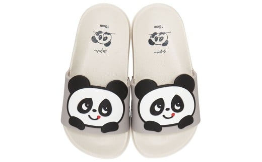 【ふるさと納税】 キッズ シャワー サンダル 15.0cm～17.0cm ゴパン パンダ パンダ柄 ぱんだ 男の子 女の子 子供 こども かわいい 夏 海 ビーチ スケーター skater サンダル 靴 くつ プール 海水浴 子ども キャラクター 奈良県 奈良市 なら