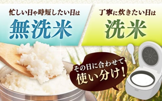 洗米と無洗米の食べ比べ！ さがびより 無洗米 3kg + 洗米 3kg 計6kg 吉野ヶ里町/大塚米穀店 [FCW044]