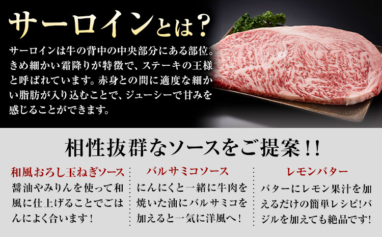 【A4～A5】くまもと 黒毛和牛 サーロイン ステーキ 250g 《30日以内に出荷予定(土日祝除く)》熊本県 大津町 黒毛和牛 肉 お肉 和牛 牛 牛肉 A5 A4 小分け MEAT PLUS