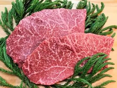 飛騨牛 ５等級 ランプステーキ ２枚 飛騨市推奨特産品 古里精肉店[AW002]