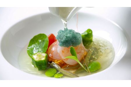 【代々木上原／ミシュラン2015掲載】emuN（エミュ） 特産品ランチ・ディナー共通コース 2名様（1年間有効） お店でふるなび美食体験／FN-Gourmet258250