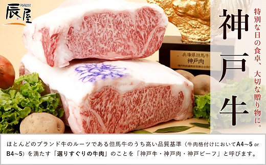 【冷蔵便】【辰屋】神戸牛すき焼き／しゃぶしゃぶ用（800g）