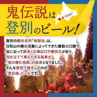 ビール 定期便　6カ月　鬼伝説　青鬼ピルスナー・赤鬼レッドエール　各4本　[wk-0800]