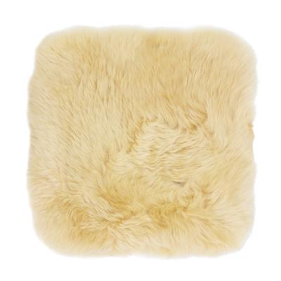 ふるさと納税 羽曳野市 ムートンシートクッション クラフト 40×40cm ベージュ 1枚