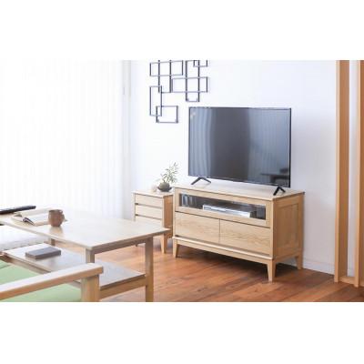 ふるさと納税 旭川市 旭川家具 MUKU工房オリジナル ムク TVボード 90 ナラ_3240
