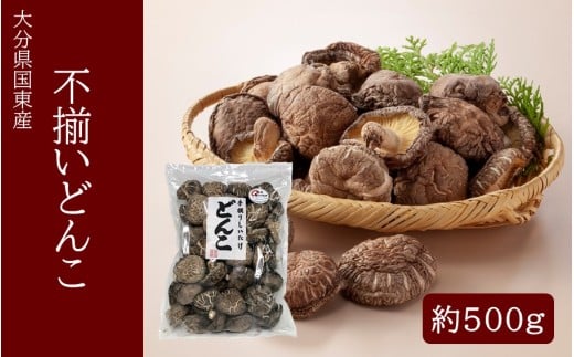 【訳あり】国東産不揃いしいたけ約500g（どんこ）_2634R-2
