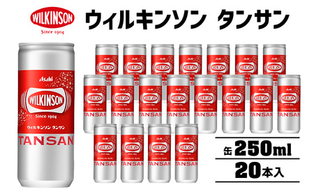 ウィルキンソン タンサン 250ml缶 20本入[ WILKINSON TANSAN 炭酸 炭酸水 強炭酸 缶 飲料 ]