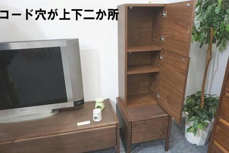 【幅40 奥行44.5 高さ130.2】ロゼッタ40センチ幅プッシュオープンキャビネット