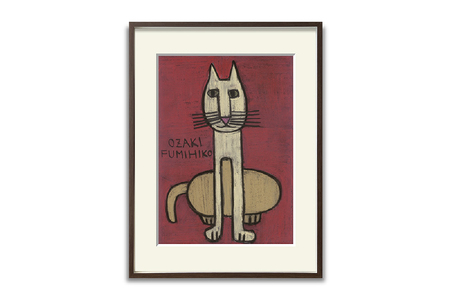 アート作品「ねこ」（小） 【169007】 絵画 ｲﾝﾃﾘｱ ｱｰﾄ 芸術品 美術品