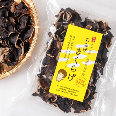 神河しいたけ栽培キット(しいたけ菌床)1個と乾あらげきくらげセット　※10月〜4月発送【1355228】