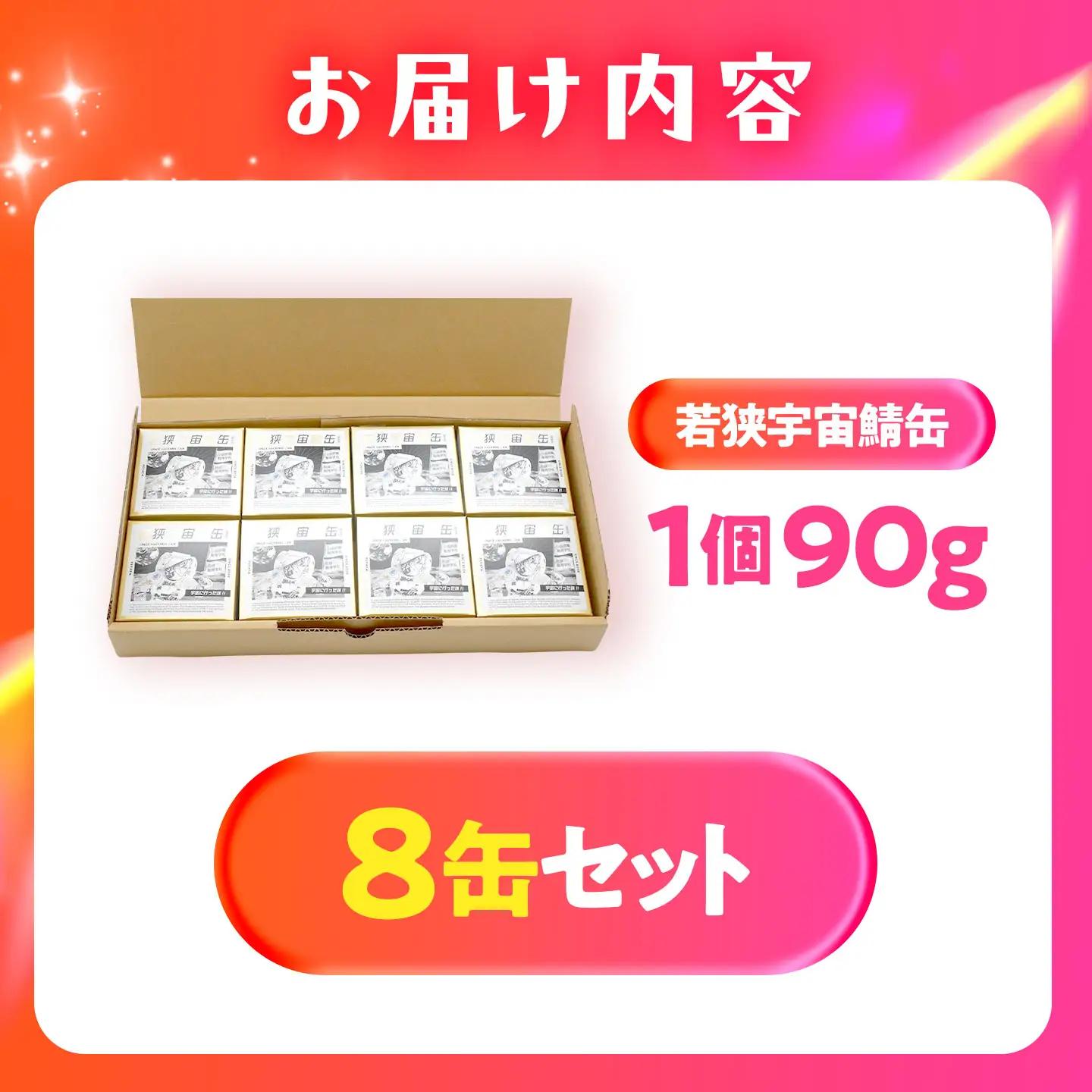 【宇宙鯖缶】若狭宇宙サバ缶 8缶セット / レシピ 鯖街道  サバ缶 さば缶 保存食 小浜市 / 福井缶詰[BFAB077]