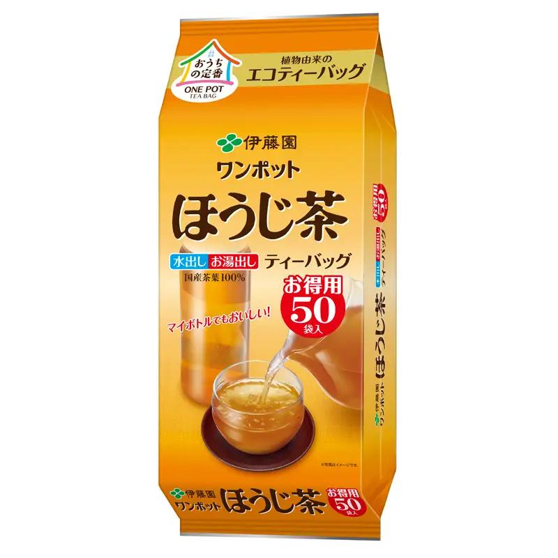 131-14　ワンポットエコティーバッグほうじ茶30袋×10 伊藤園