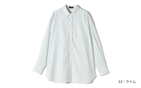 SHIPS コットンタイプライターNEWビッグシャツ 【 ライム 38 】