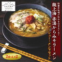 【ふるさと納税】 【山形の極み】 龍上海 赤湯からみそラーメン＋チャーシュー・メンマセット 山形県 南陽市 [1291]