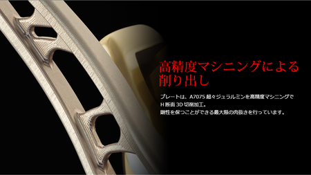 LIVRE リブレ BJ 102-110T(M8ダイワ/シマノ300番〜 左) （ガンメタ×ブラック） F25N-412[AMBB117-1]