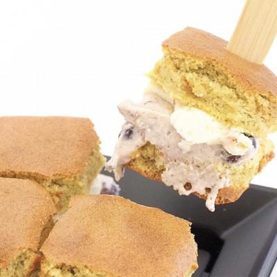 ふるさと納税 阿波市 【2パック】もち麦生どらっ子 4個入り　「もち麦生どら」の切れ端から生まれた、一口サイズどら焼き。