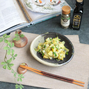 信楽焼 陶器製 たわみ小鉢 (古信楽)