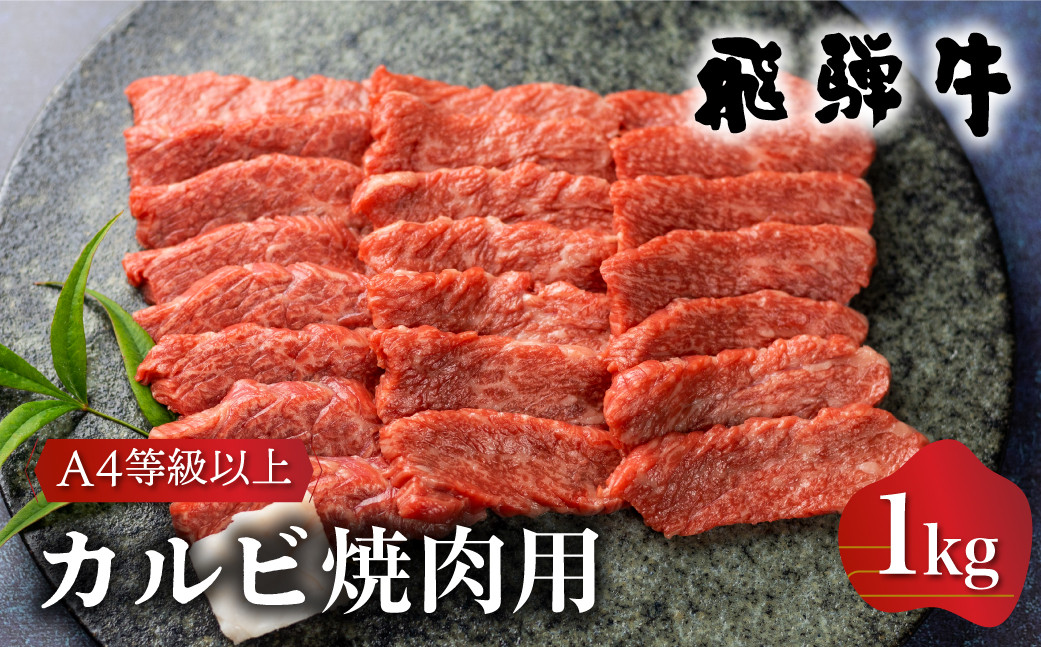 
白川郷 飛騨牛 カルビ（肩バラ肉）焼肉用 1kg ブリスケット 牛肉 国産 焼き肉 A4等級以上 A4 A5 等級 高山米穀 岐阜県 白川村 贅沢 冷凍 [S337]
